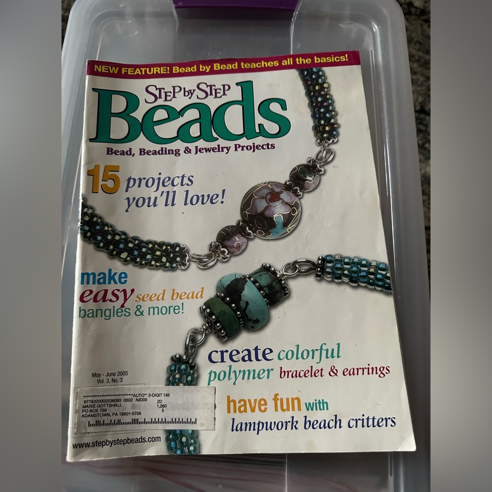 Step by Step Beads Magazine May June 2005 Garden Bracelet